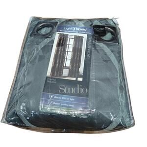 JCP Studio Equinox Blackout Grommet Curtain Drape Panel 50 X 84" Sedona Sage